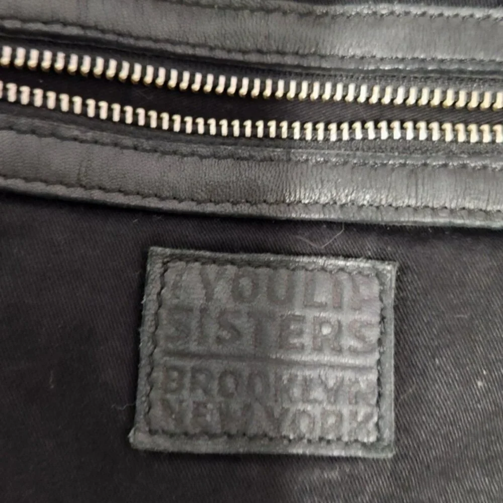 Tyoulip Sisters Lamb Leather women's handbag size OS black - Picture 5 of 11